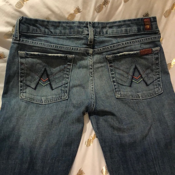 New 7 For All Mankind Tri Thread Bootcut Jean - Picture 4 of 4